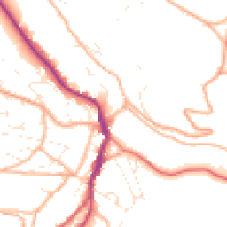 Daytime road noise heatmap for GL6 0AG