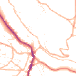 Daytime road noise heatmap for GL6 0AP