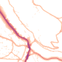 Daytime road noise heatmap for GL6 0AS