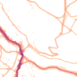Daytime road noise heatmap for GL6 0AW