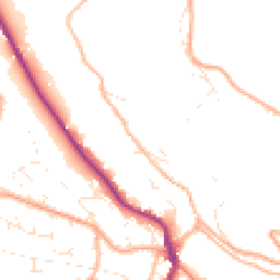 Daytime road noise heatmap for GL6 0AY