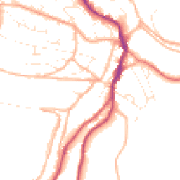 Daytime road noise heatmap for GL6 0DF