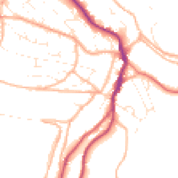 Daytime road noise heatmap for GL6 0DG