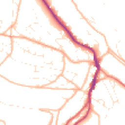 Daytime road noise heatmap for GL6 0DH