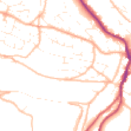 Daytime road noise heatmap for GL6 0DP