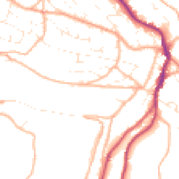 Daytime road noise heatmap for GL6 0DQ