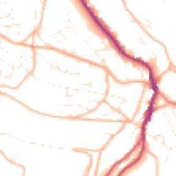 Daytime road noise heatmap for GL6 0DW