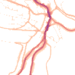 Daytime road noise heatmap for GL6 0JQ