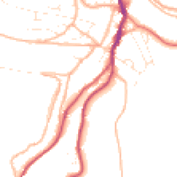 Daytime road noise heatmap for GL6 0LQ