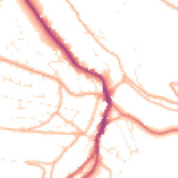 Daytime road noise heatmap for GL6 0LS