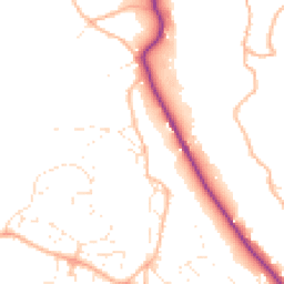 Daytime road noise heatmap for GL6 0NW