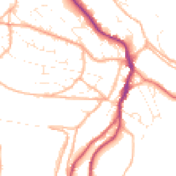 Daytime road noise heatmap for GL6 0RA