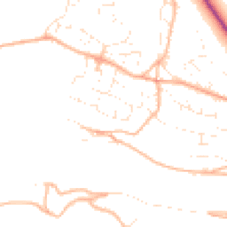 Daytime road noise heatmap for GL6 0TG