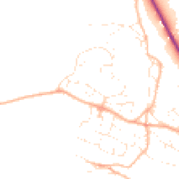 Daytime road noise heatmap for GL6 0TH