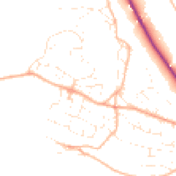 Daytime road noise heatmap for GL6 0TL