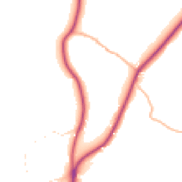 Daytime road noise heatmap for GL6 6LP