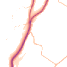 Daytime road noise heatmap for GL6 6LQ