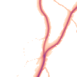 Daytime road noise heatmap for GL6 6LW