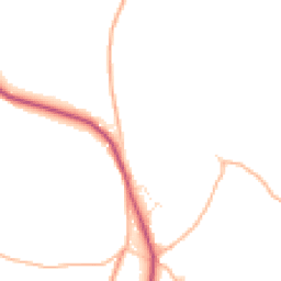 Daytime road noise heatmap for GL6 6NJ