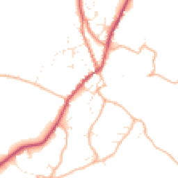 Daytime road noise heatmap for GL6 6QA