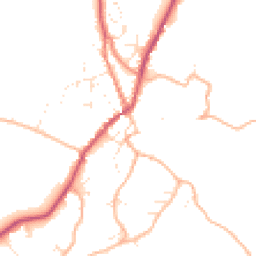 Daytime road noise heatmap for GL6 6QJ