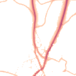 Daytime road noise heatmap for GL6 6RD