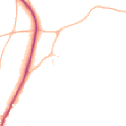 Daytime road noise heatmap for GL6 6SW
