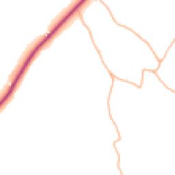 Daytime road noise heatmap for GL6 6TY