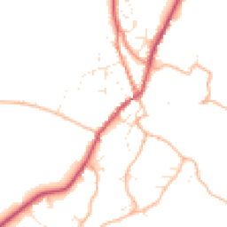 Daytime road noise heatmap for GL6 6UN
