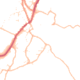Daytime road noise heatmap for GL6 6YA