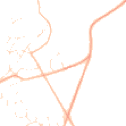 Daytime road noise heatmap for GL6 7AZ