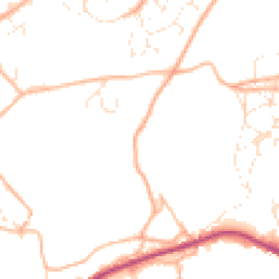 Daytime road noise heatmap for GL6 8AA