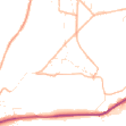 Daytime road noise heatmap for GL6 8AP