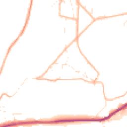 Daytime road noise heatmap for GL6 8AR