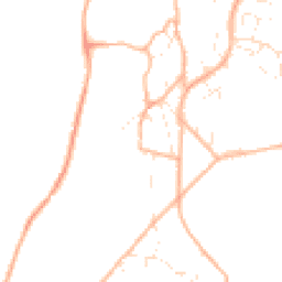 Daytime road noise heatmap for GL6 8AU