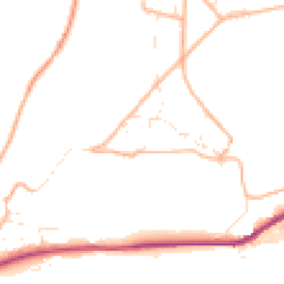 Daytime road noise heatmap for GL6 8AW