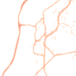 Daytime road noise heatmap for GL6 8AZ