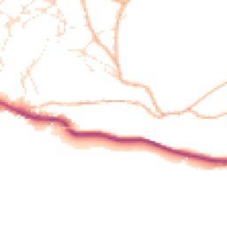 Daytime road noise heatmap for GL6 8DL