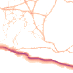 Daytime road noise heatmap for GL6 8ED