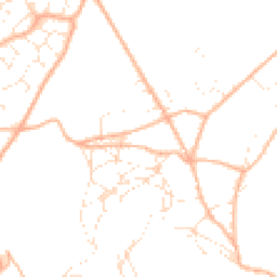 Daytime road noise heatmap for GL6 8EN