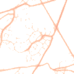 Daytime road noise heatmap for GL6 8FE