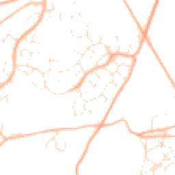 Daytime road noise heatmap for GL6 8FQ