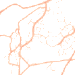 Daytime road noise heatmap for GL6 8JS