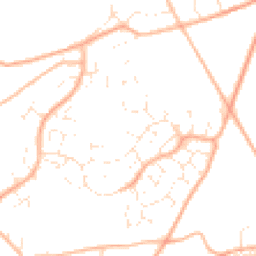 Daytime road noise heatmap for GL6 8JW