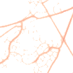 Daytime road noise heatmap for GL6 8JY