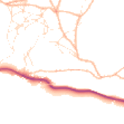 Daytime road noise heatmap for GL6 8LA