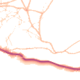 Daytime road noise heatmap for GL6 8LB