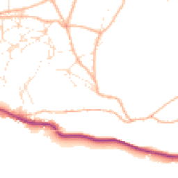 Daytime road noise heatmap for GL6 8LD