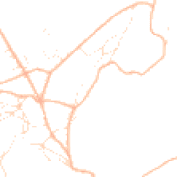Daytime road noise heatmap for GL6 8LN
