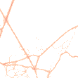 Daytime road noise heatmap for GL6 8NB